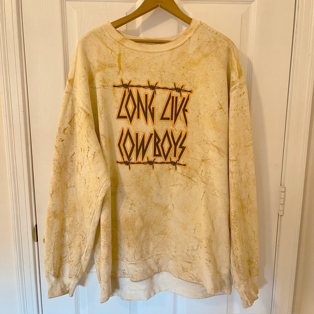 Long Live Cowboys Western Women’s Long Sleeve Pullover Sweatshirt Size XL